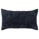 Lipa Pillow Sham | 20 x 36 | Hand Stitched | Rayon Velvet | Ocean Blue