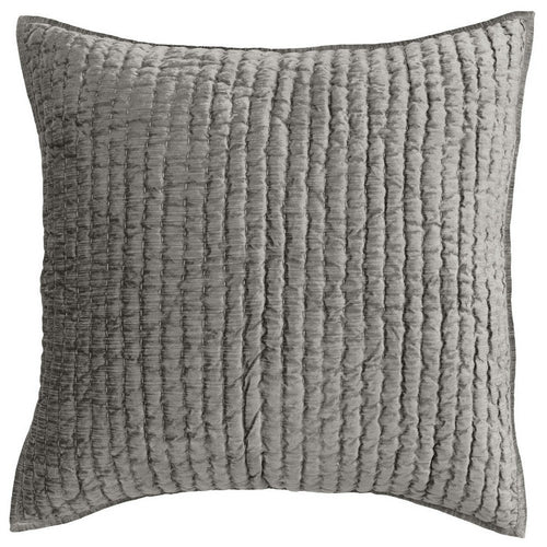Lipa Euro Pillow Sham | 26" | Hand Stitched | Rayon Velvet | Sage Green