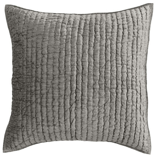 Lipa Euro Pillow Sham | 26" | Hand Stitched | Rayon Velvet | Sage Green
