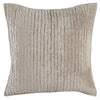 Lipa Euro Pillow Sham | 26" | Hand Stitched | Rayon Velvet | Beige