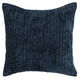 Lipa Euro Pillow Sham | 26" | Hand Stitched | Rayon Velvet | Ocean Blue