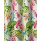 Porto 72 Inch Shower Curtain Tropical Palm Leaves Vibrant Blue and Green By Casagear Home BM293427