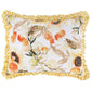 Kelsa Set of 2 Standard and King Floral Pillow Sham Set Polyester Gold By Casagear Home BM293429