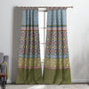 Kaw Curtain Panels | 2 Piece | Multicolor Geometric | Polyester