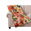 Dahl Throw Blanket | 50 x 60 | Quilted Floral | Polyester Fill