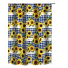 Oslo Shower Curtain | 72" | Sunflower Plaid Print | Yellow