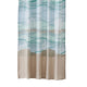 Vira 63 Inch Window Curtains Ocean Waves and Sand Print Rod Pockets By Casagear Home BM293458