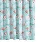 Logan 72 Inch Shower Curtain Coastal Light Blue Conch Shells Print By Casagear Home BM293460