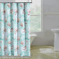 Logan 72 Inch Shower Curtain Coastal Light Blue Conch Shells Print By Casagear Home BM293460