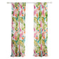 Porto 84 Inch Panel Window Curtains, Tropical Palm Leaves, Green and Blue By Casagear Home