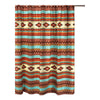 Tagus 72 Inch Shower Curtain Natural Southwest Patterns Button Holes By Casagear Home BM293469