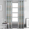 Kiev Curtain Panels | 84" | Blue Southwest Design | Grommets
