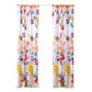 Minsk 84 Inch Window Panel Curtains, Bright Flower Patterns, Vibrant Colors By Casagear Home