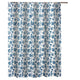 Riga Shower Curtain | 72" | Blue Seashells Print | Microfiber