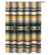 Jashua Shower Curtain | 72" | Yellow Striped Southwest Style