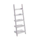 Iker Bookcase | 72" | 7 Shelves | Ladder Style | White