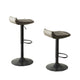 Max Outdoor Barstool Set of 2 | 34" | Foldable | Gray Wicker