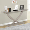 Kit Console Table | 57" | Cross Legs | Acacia Wood | Gray