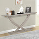 Kit Console Table | 57" | Cross Legs | Acacia Wood | Gray