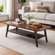 Gala Coffee Table | 47" | Bottom Shelf | Espresso Brown