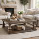 Classic Coffee Table | 54" | Baluster Legs | Weathered Gray