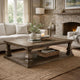 Classic Coffee Table | 54" | Baluster Legs | Weathered Gray