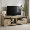 Sem TV Console | 79" | Sliding Doors | 2 Drawers | Brown