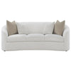 Tia Sofa | 89’’ | Curved | 2 Pillows | Cream Boucle Fabric BM294173