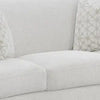 Tia Sofa | 89’’ | Curved | 2 Pillows | Cream Boucle Fabric BM294173