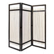 Yetta 72 x 72 Indoor Outdoor Folding Screen Room Divider, Willow, Brown