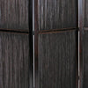 Yetta 72 x 72 Indoor Outdoor Folding Screen Room Divider Handmade Brown BM294238