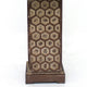 29 Inch Industrial Table Lamp Linen Shade Honeycombed Metal Base Khaki BM294240