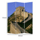 Brar 71 Inch 3 Panel Canvas Screen Great Wall of China Print Multicolor BM294249