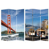 Brar 71 Inch 3 Panel Canvas Screen San Francisco Golden Gate Bridge BM294251