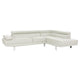 Cree Sectional Sofa | 2 Piece | Chaise | Headrests | White