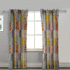 Turin Window Curtains | 63" | Patchwork | Brushed Microfiber