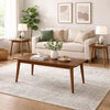 Coffee Table Set | 3 Piece | Walnut Brown | Rectangular & Square