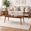 Coffee Table Set | 3 Piece | Walnut Brown | Rectangular & Square