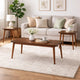 Coffee Table Set | 3 Piece | Walnut Brown | Rectangular & Square