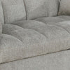 Glen 59 Inch Sleeper Sofa Bed Futon Grid Tufting Smooth Beige Fabric BM295116