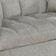 Glen 59 Inch Sleeper Sofa Bed Futon Grid Tufting Smooth Beige Fabric BM295116