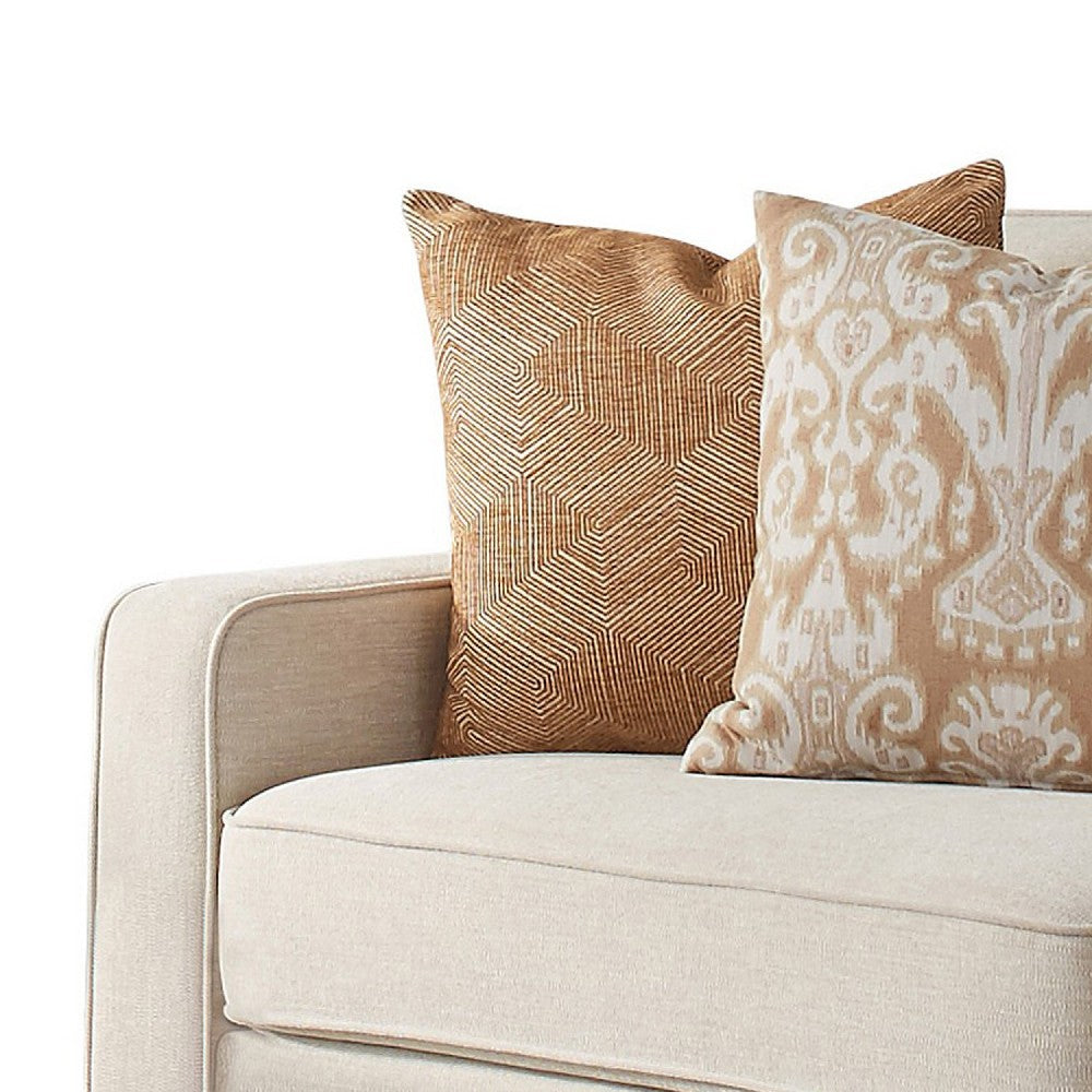 Leo Sofa | 79’’ | 4 Pillows | Beige Soft Chenille BM295122