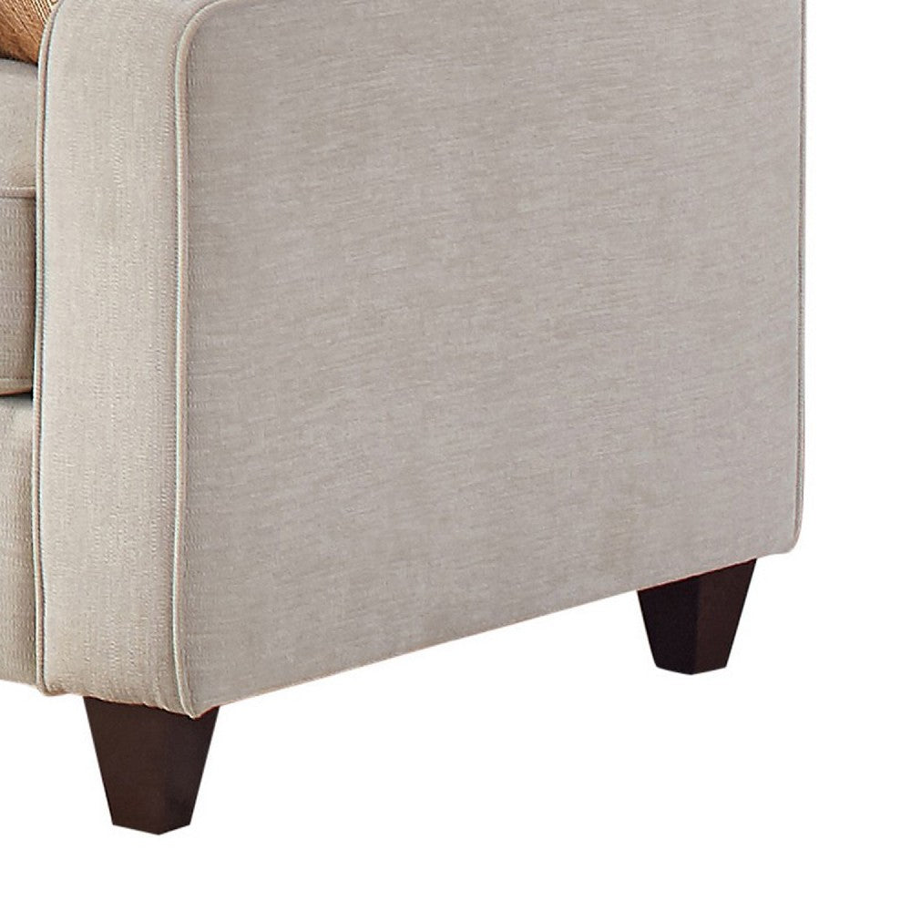 Leo Sofa | 79’’ | 4 Pillows | Beige Soft Chenille BM295122