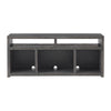 Evelyn 70 Inch TV Entertainment Console 2 Shelves 3 Cubbies Smooth Gray By Casagear Home BM295410