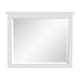 Candy Accent Mirror | 43" | Rustic Minimalist Frame | White