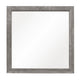 Adia Accent Mirror | 40" | Textured Frame | Rustic Gray Veneer