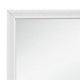 Ani Accent Mirror | 37" | Rectangular | Faux Wood Frame | White