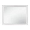 Ani Accent Mirror | 37" | Rectangular | Faux Wood Frame | White