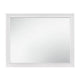 Ani Accent Mirror | 37" | Rectangular | Faux Wood Frame | White