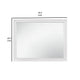Ani Accent Mirror | 37" | Rectangular | Faux Wood Frame | White